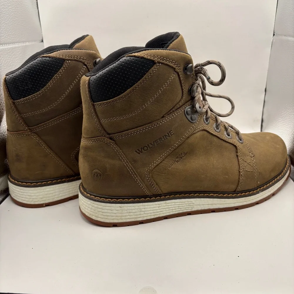 Wolverine Mens I-90 EPX Waterproof Plus Brown Leather Work Boots W880185 9.5M
